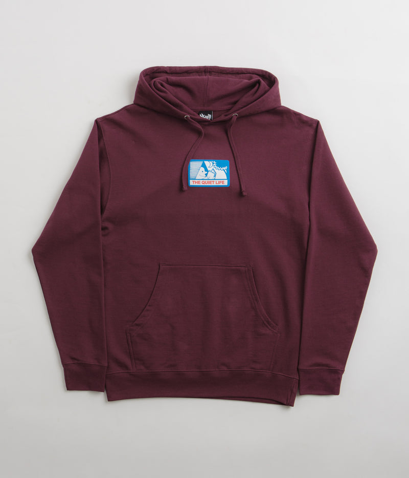 The Quiet Life Walks Do Wonders Hoodie in Burgundy