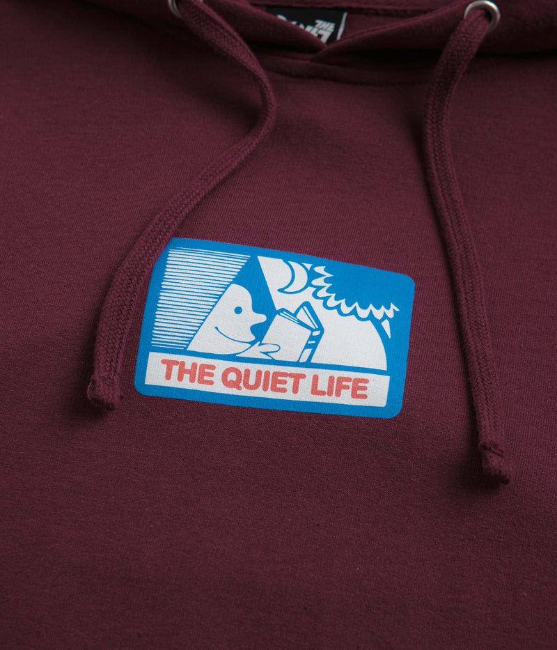 The Quiet Life Walks Do Wonders Hoodie in Burgundy
