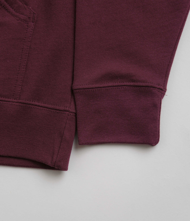 The Quiet Life Walks Do Wonders Hoodie in Burgundy