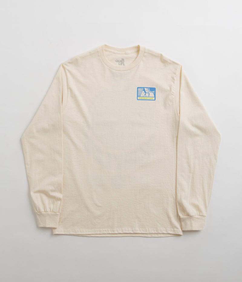 The Quiet Life Walks Do Wonders Long Sleeve T-Shirt in Cream