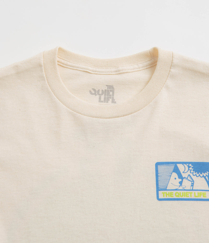 The Quiet Life Walks Do Wonders Long Sleeve T-Shirt in Cream