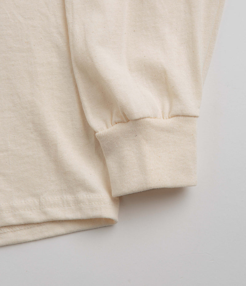 The Quiet Life Walks Do Wonders Long Sleeve T-Shirt in Cream