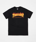 Thrasher Flame Logo T-Shirt in Black