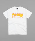 Thrasher Flame Logo T-Shirt in White
