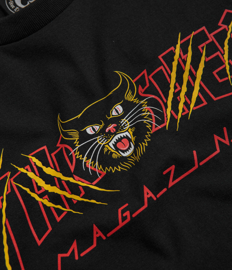 Thrasher Gato T-Shirt in Black