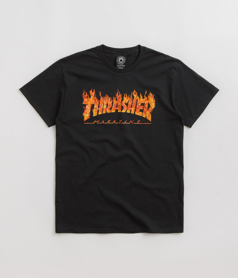 Thrasher Inferno T-Shirt in Black