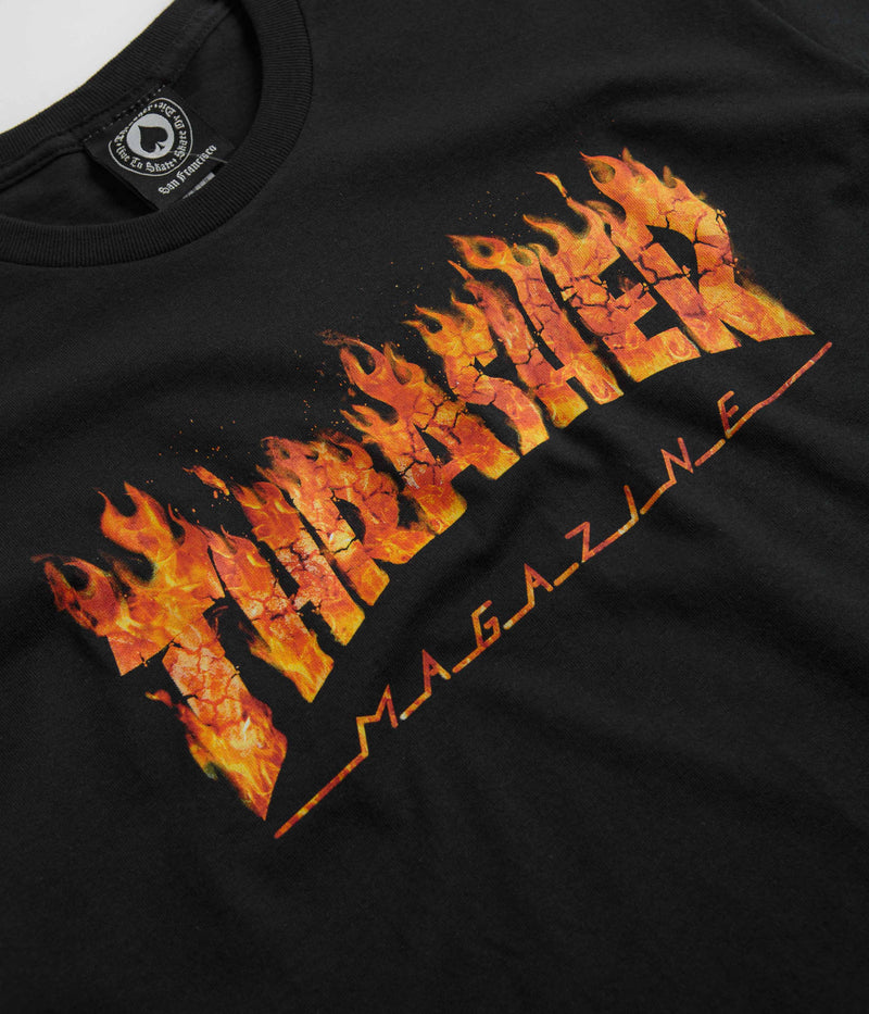 Thrasher Inferno T-Shirt in Black