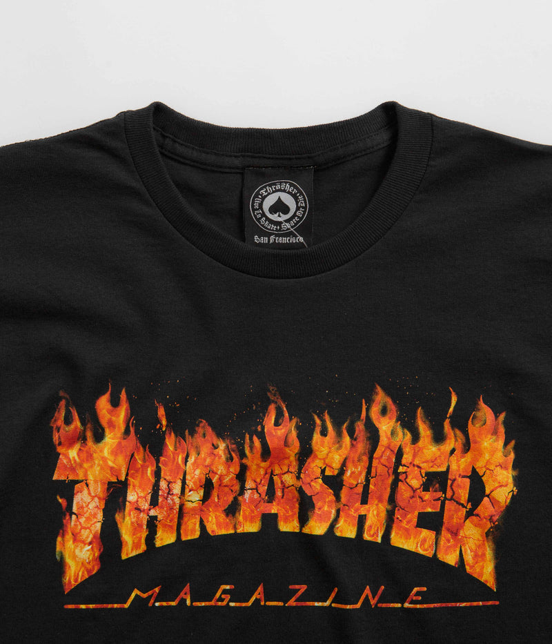 Thrasher Inferno T-Shirt in Black