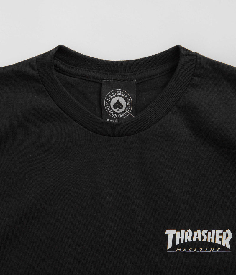 Thrasher Little Thrasher T-Shirt in Black