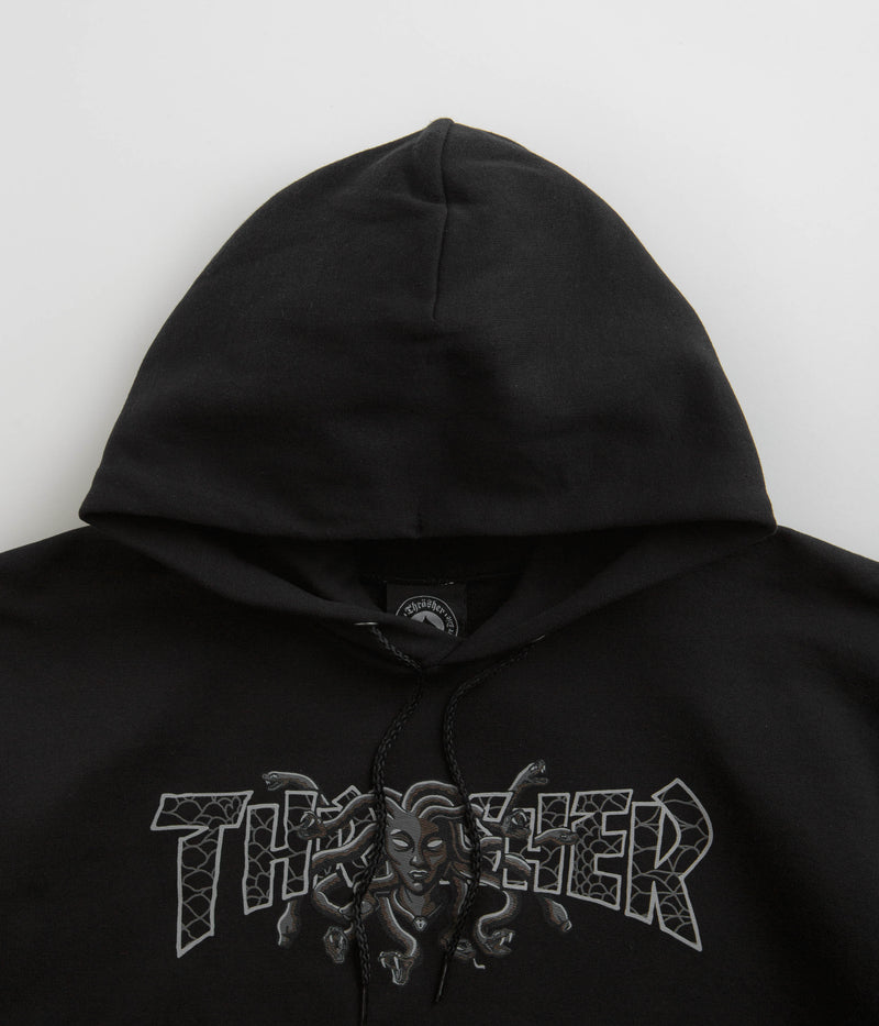 Thrasher Medusa Hoodie in Black