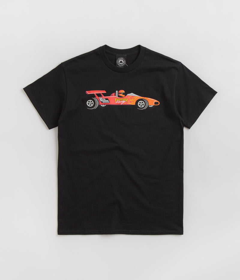 Thrasher Racecar T-Shirt in Black