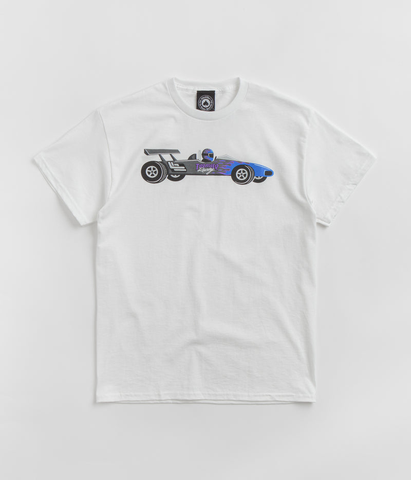 Thrasher Racecar T-Shirt in White
