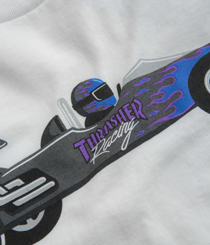Thrasher Racecar T-Shirt in White