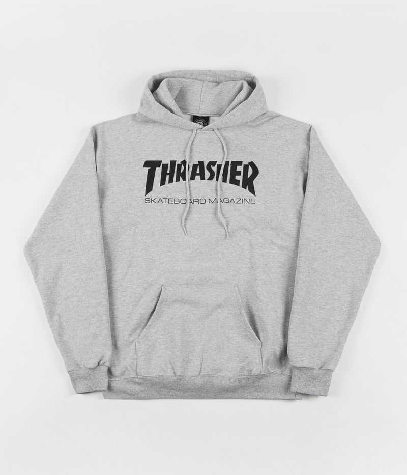 Thrasher Skate Mag Hoodie in Heather Grey