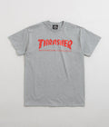 Thrasher Skate Mag T-Shirt in Grey and Red