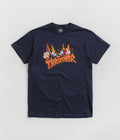 Thrasher Sucka Free By Neckface T-Shirt in Navy