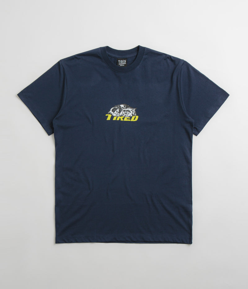 Tired Cat Nap T-Shirt in Navy