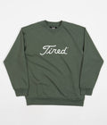Tired Golf Crewneck Sweatshirt in Alpine Green