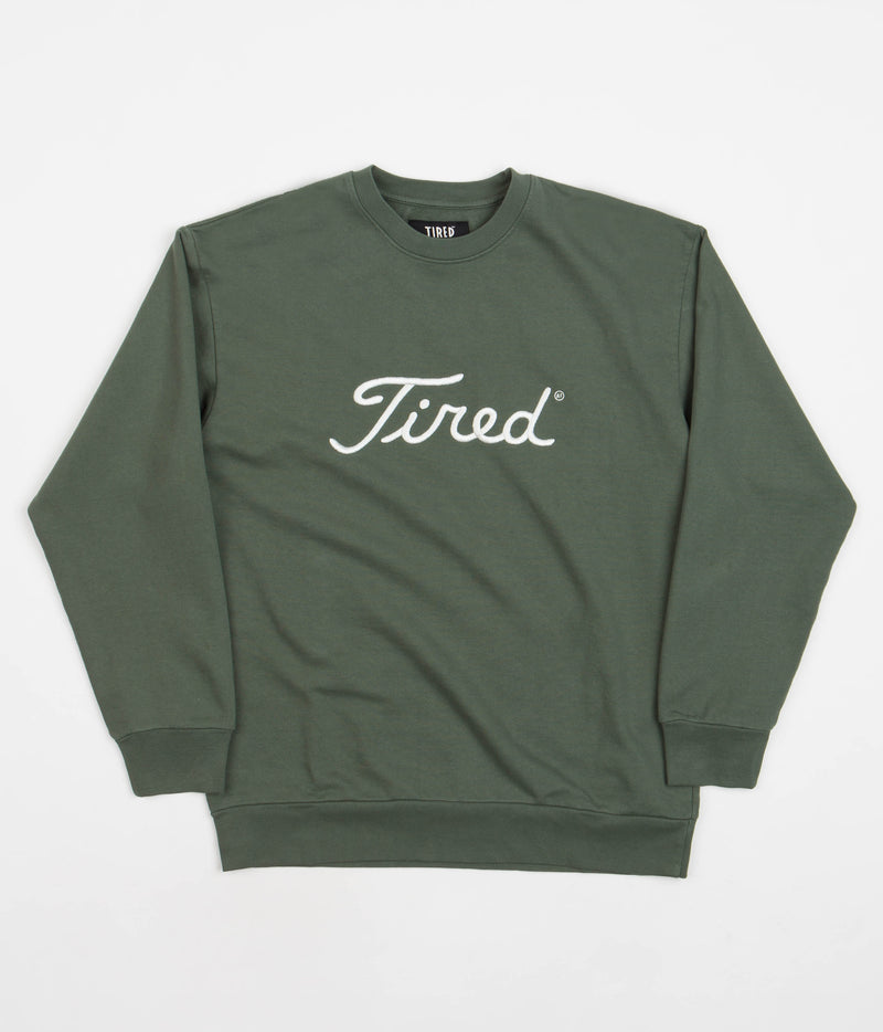 Tired Golf Crewneck Sweatshirt in Alpine Green
