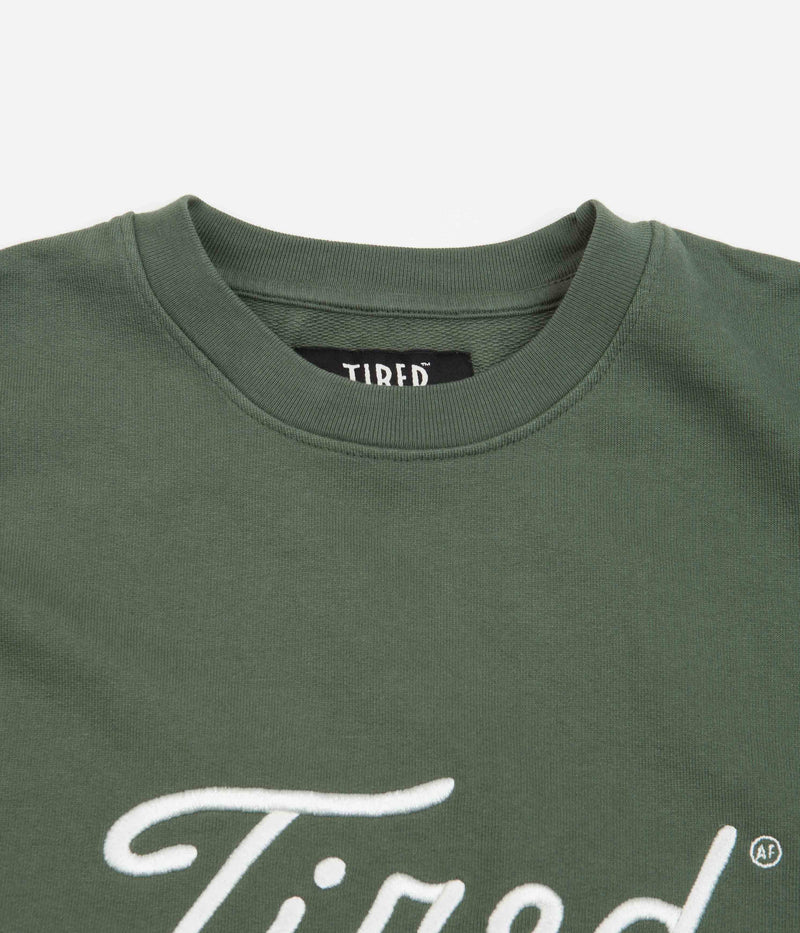 Tired Golf Crewneck Sweatshirt in Alpine Green