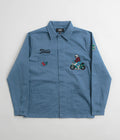 Tired Moto Field Jacket in Cadet Blue