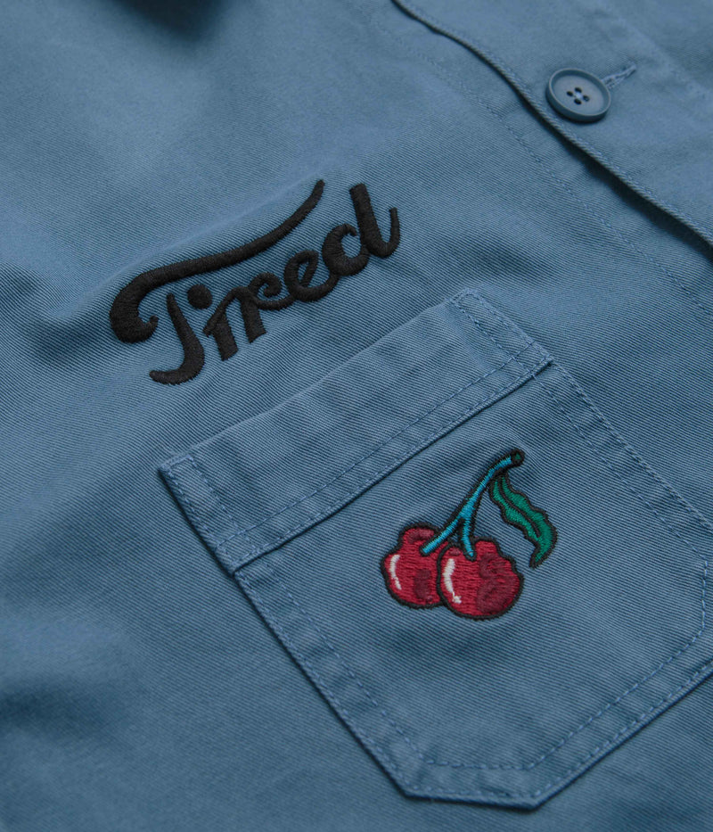 Tired Moto Field Jacket in Cadet Blue