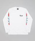 Tired Nothingth Long Sleeve T-Shirt in White