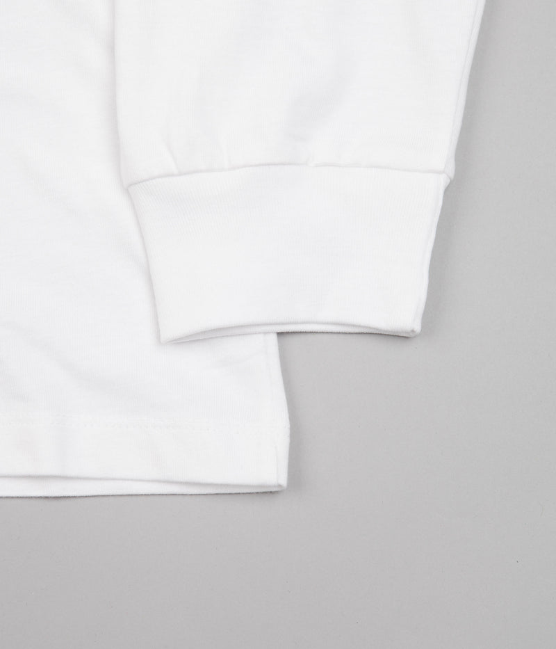 Tired Nothingth Long Sleeve T-Shirt in White