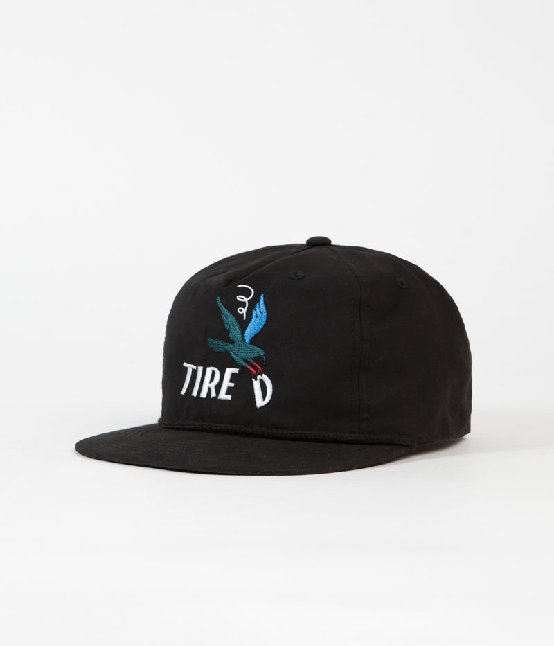 Tired Oh Hell No Bird Cap in Black