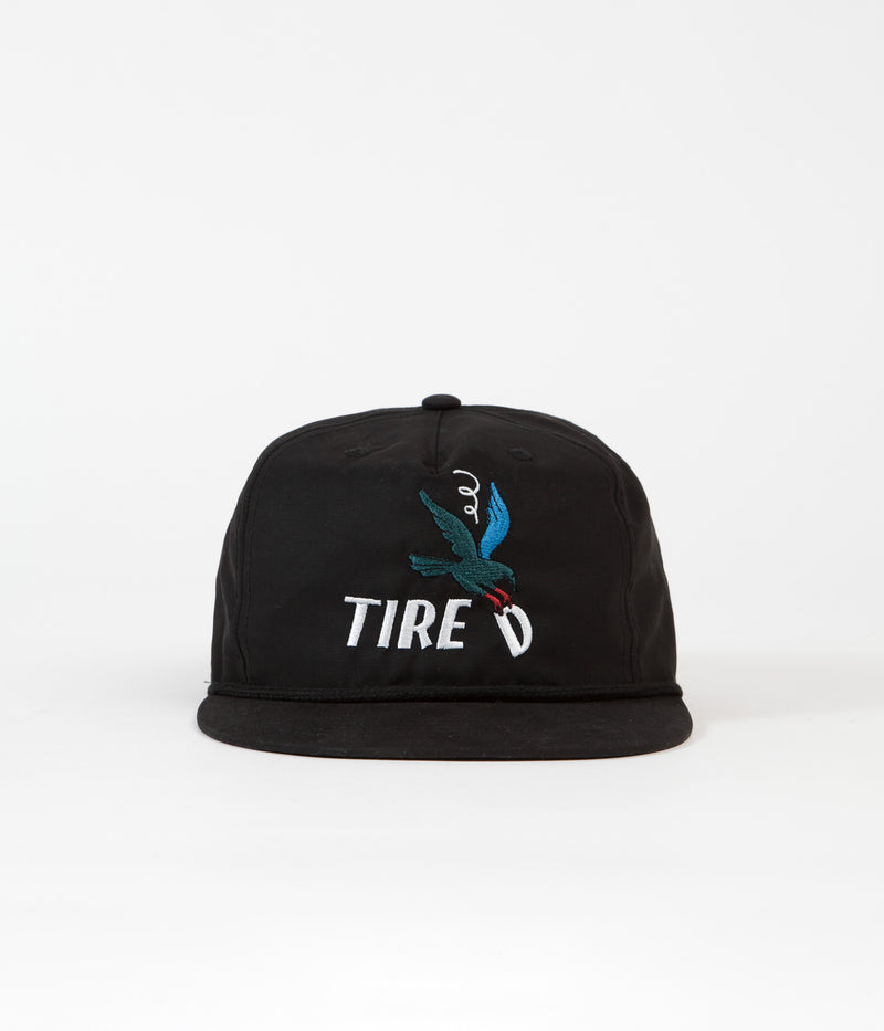 Tired Oh Hell No Bird Cap in Black