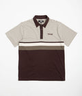 Tired Summer Polo Shirt in Cream and Brown