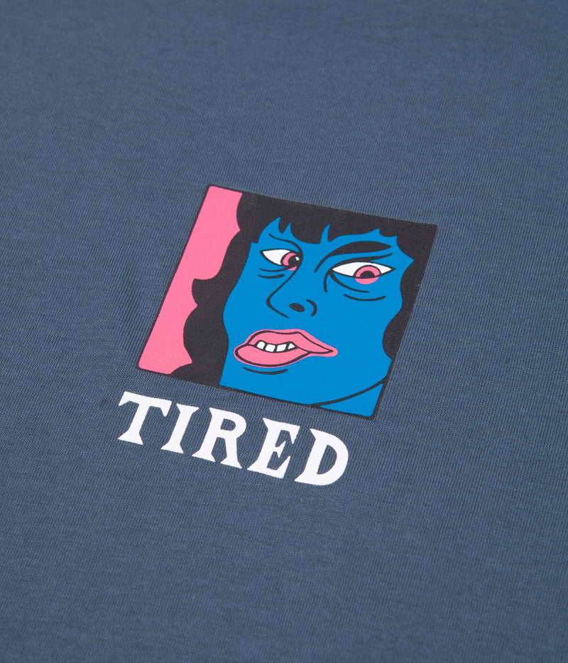 Tired Thumb Down T-Shirt in Orion Blue