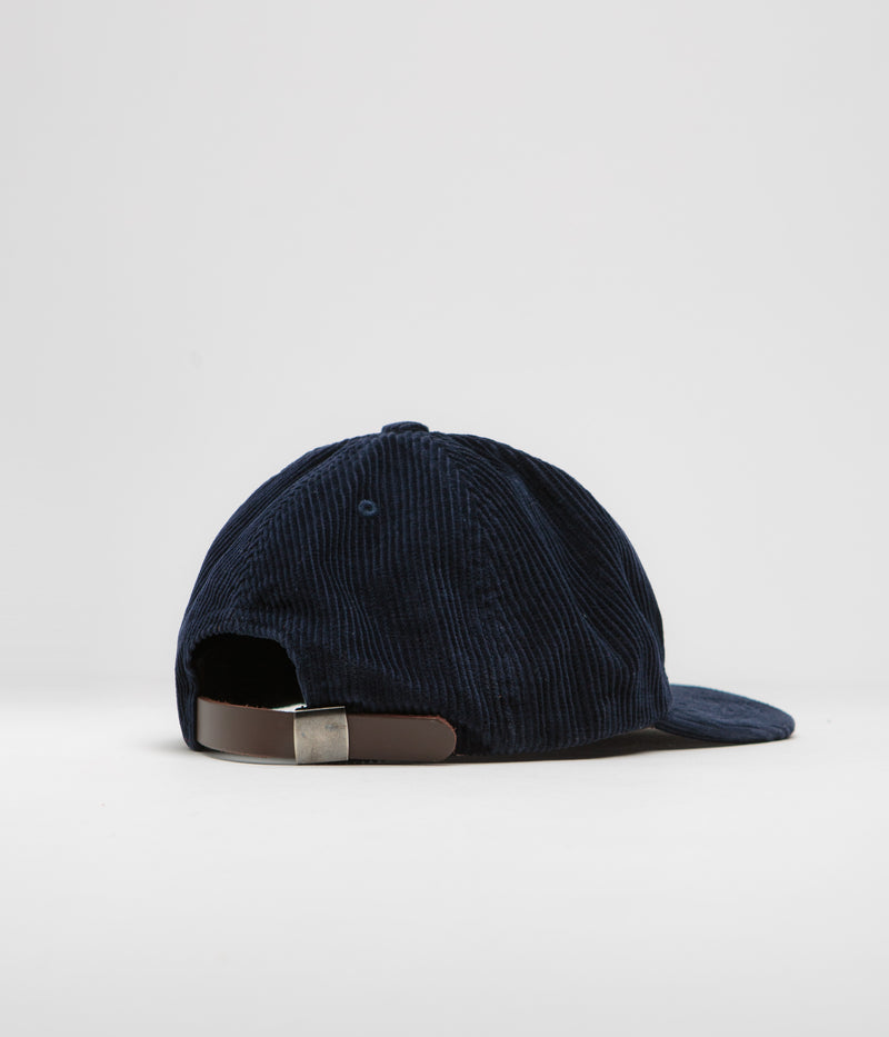 Tired Tired's Washed Cord Cap in Navy