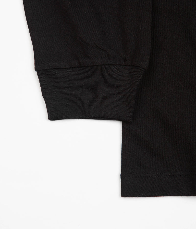 Tired Zone Long Sleeve T-Shirt in Black