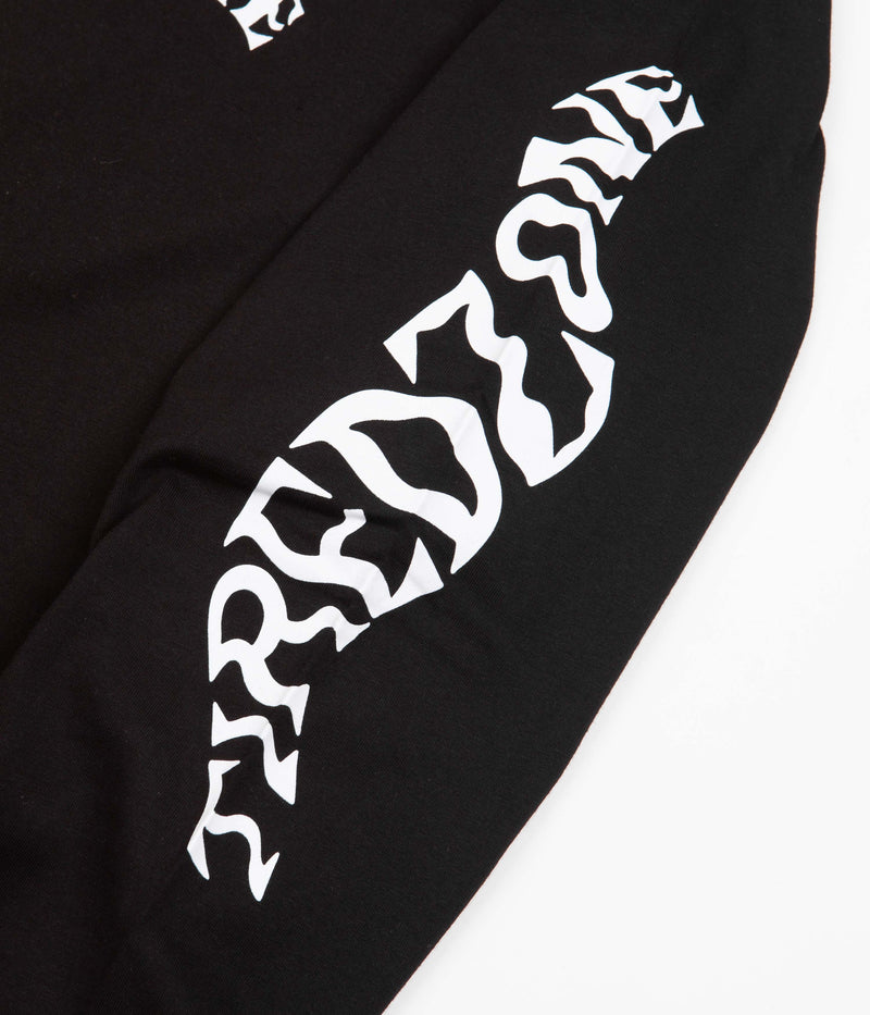 Tired Zone Long Sleeve T-Shirt in Black