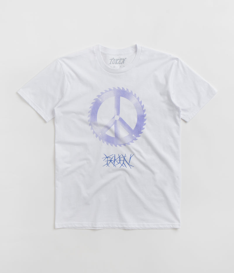 Token Saw Blade T-Shirt in White