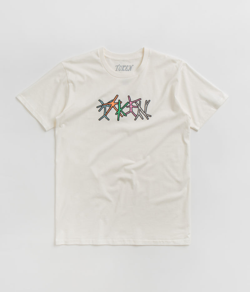 Token Spikey Logo T-Shirt in Natural