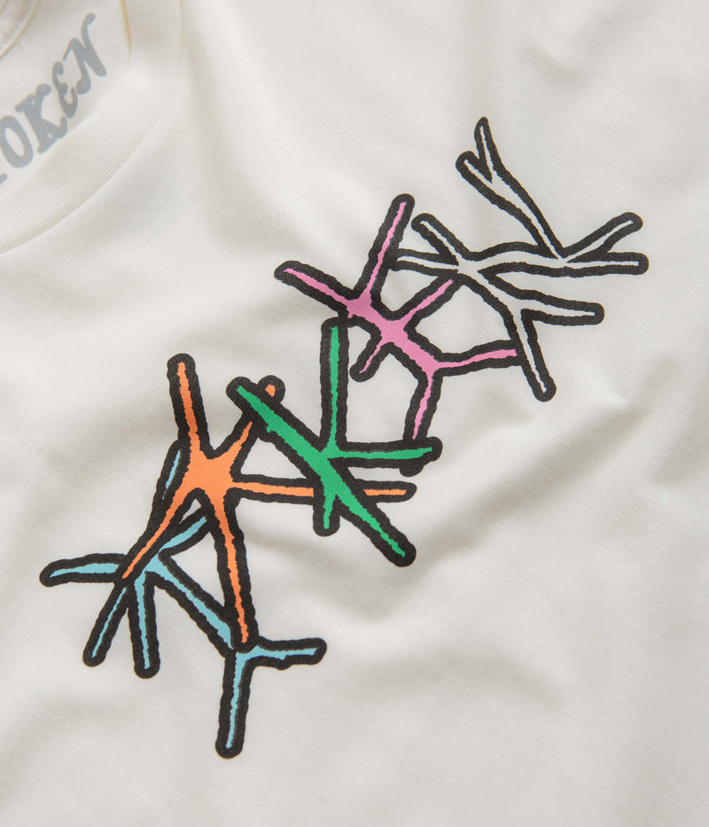 Token Spikey Logo T-Shirt in Natural