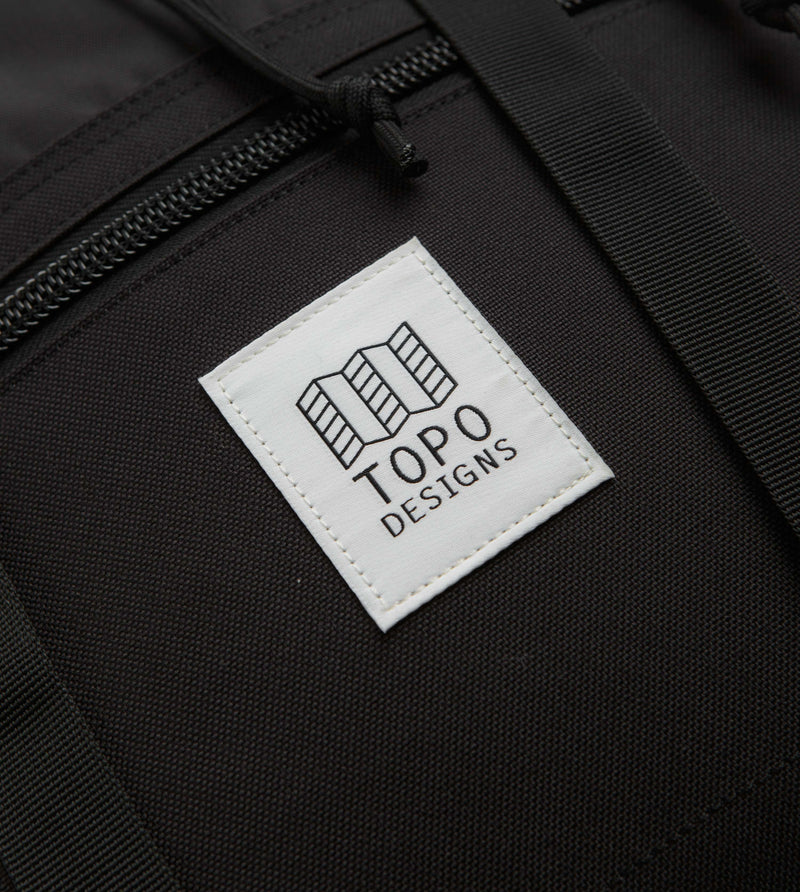 Topo Designs Classic Rover Pack in Black and Black