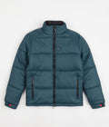 Topo Designs Mountain Puffer Jacket in Pond Blue