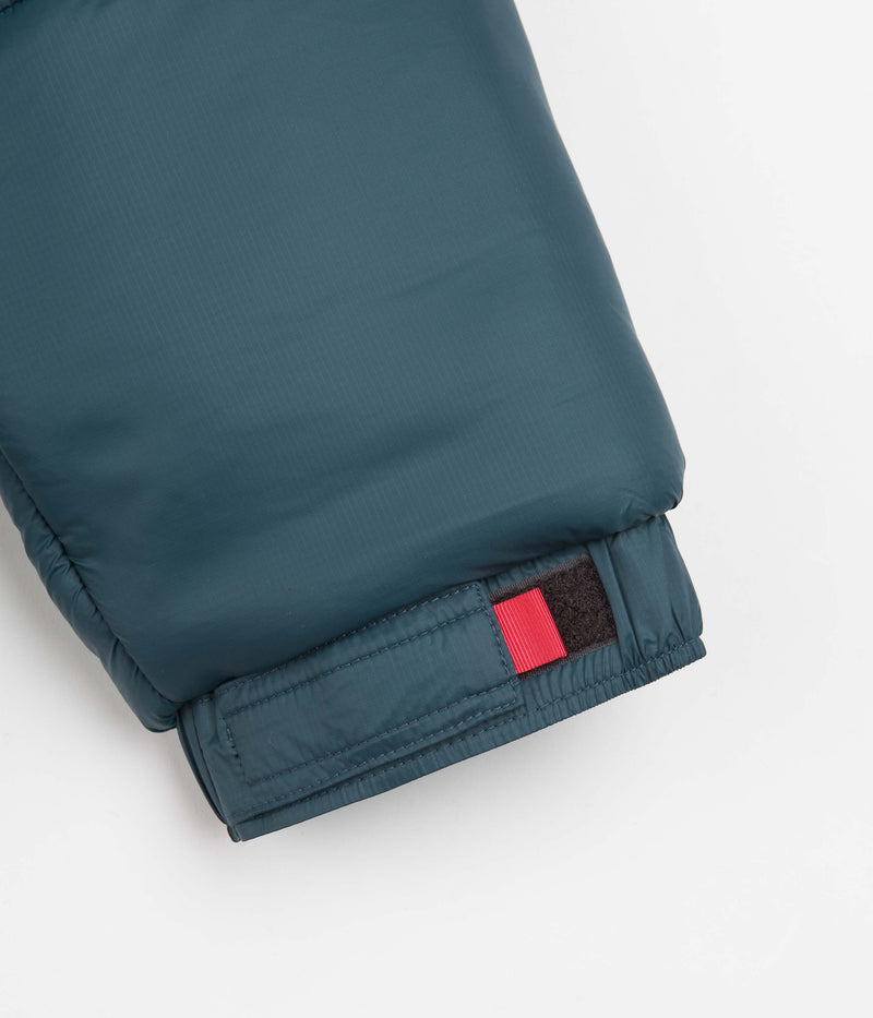 Topo Designs Mountain Puffer Jacket in Pond Blue