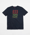 Topo Designs Original Logo T-Shirt in Navy