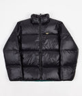 Adidas Tyshawn Puff Jacket in Black and Collegiate Green