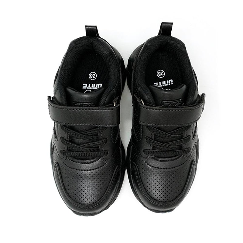 Unite Black School Shoes - UTE9002