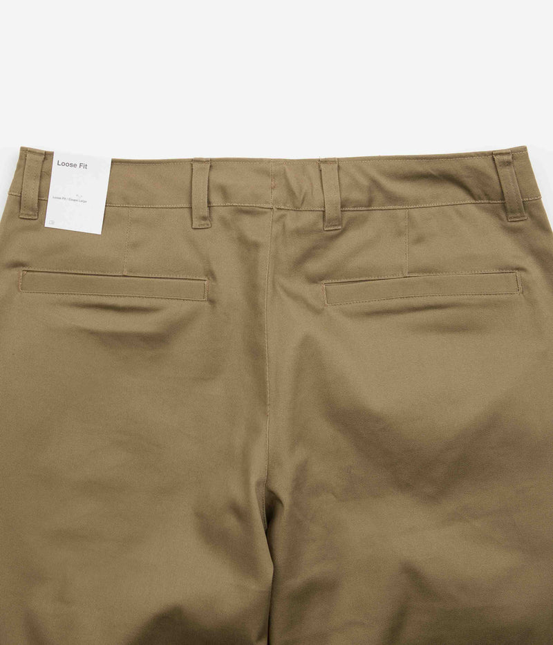 Nike Unlined Chino Pants in Dark Driftwood and White