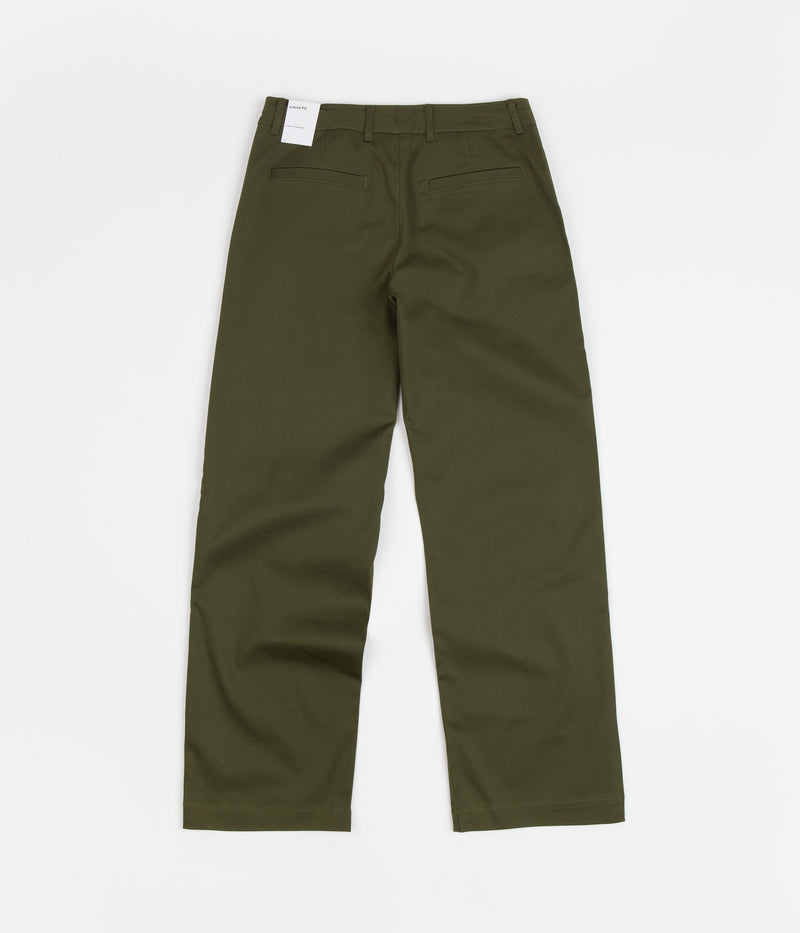 Nike Unlined Chino Pants in Rough Green and White