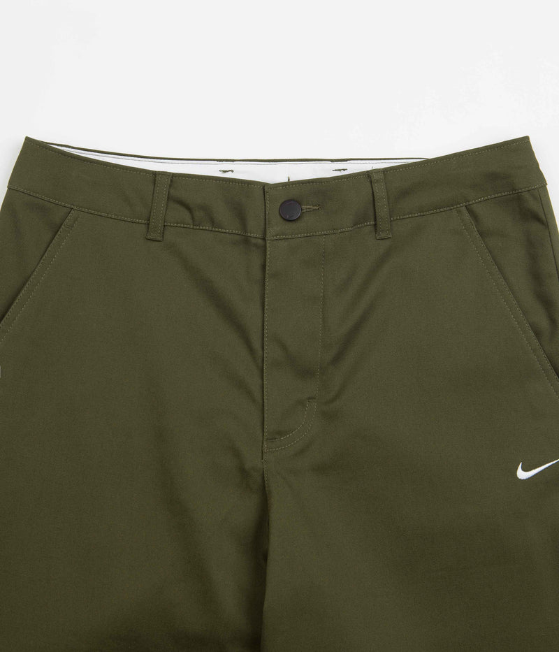 Nike Unlined Chino Pants in Rough Green and White