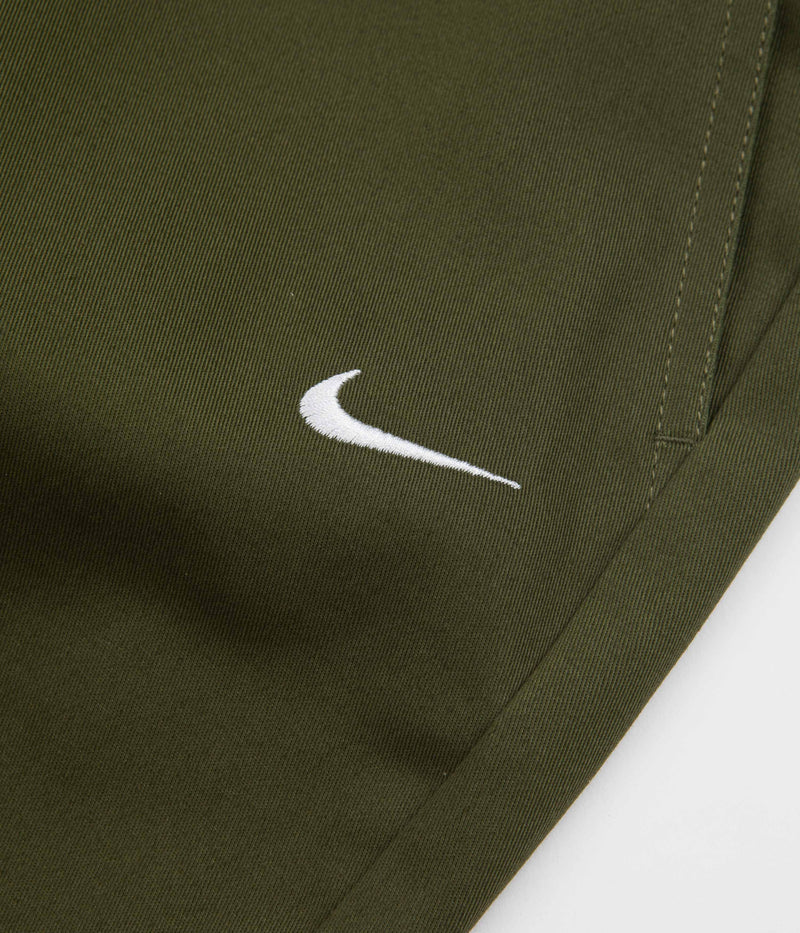 Nike Unlined Chino Pants in Rough Green and White