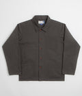 Uskees 3001 Buttoned Overshirt in Charcoal