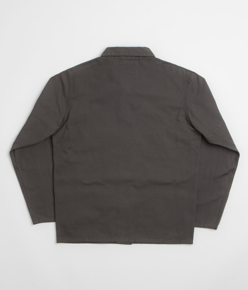Uskees 3001 Buttoned Overshirt in Charcoal